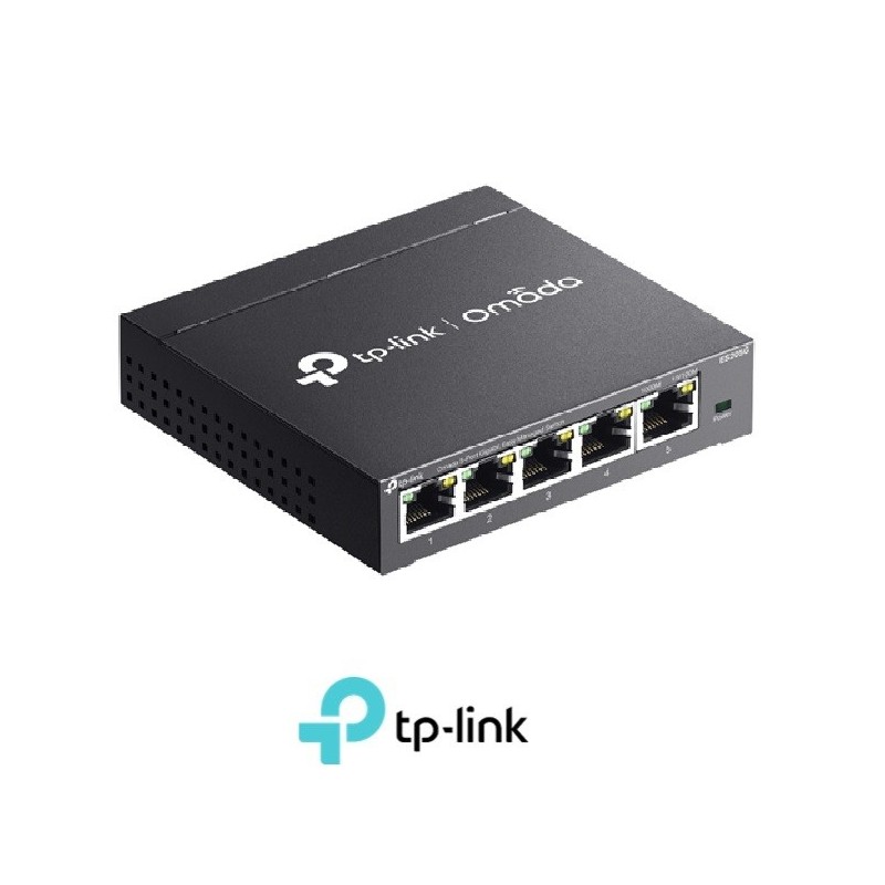 Switch TPLink Omada ES205G 5 Puertos RJ45 10100