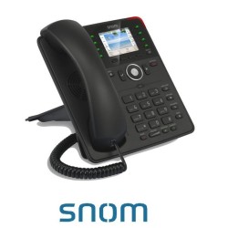 Teléfono SIP Sobremesa Snom D735 Negro