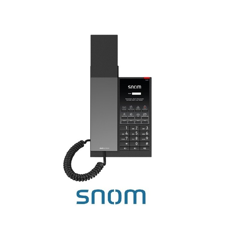 Teléfono WiFi Hotel Snom HD350W 1 línea SIP 8 Te