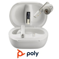 Auricular Poly Voyager Free 60 UC USBA Blanco co
