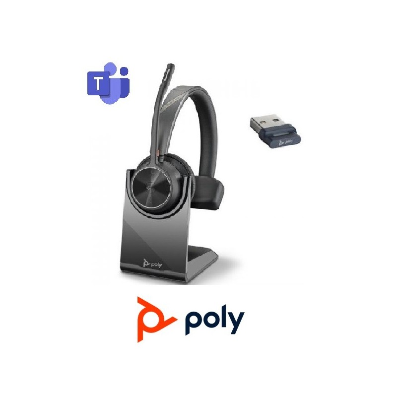 Auricular Poly Voyager 4310 UC USBA Monoaural M