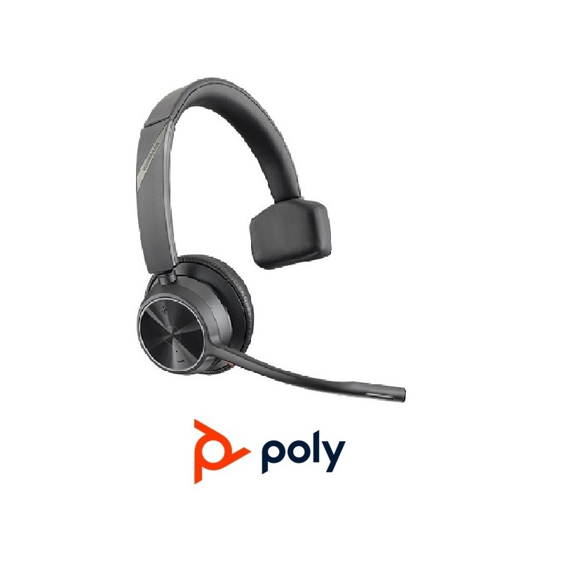 Auricular Poly Voyager 4310 UC USBC Monoaural