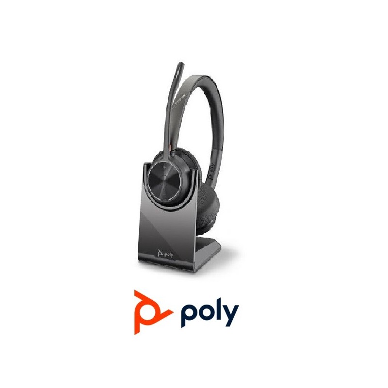 Auricular Poly Voyager 4320 UC USBA Binaural Mi