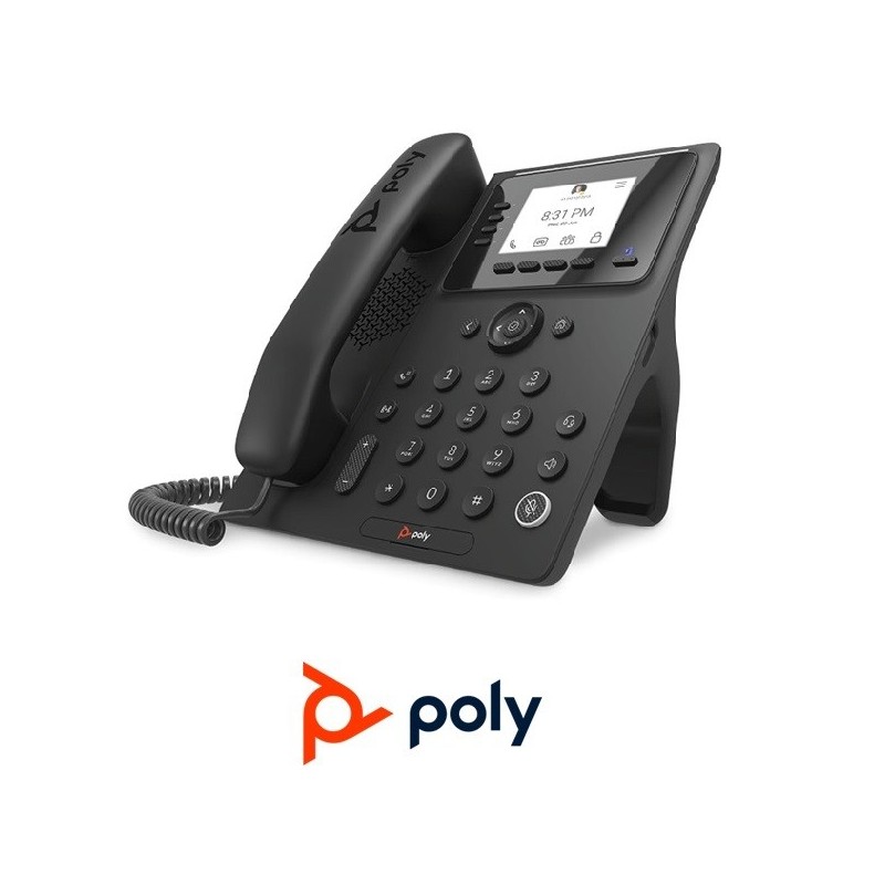 Teléfono Poly CCX350 MS Teams Poe Pantalla Color