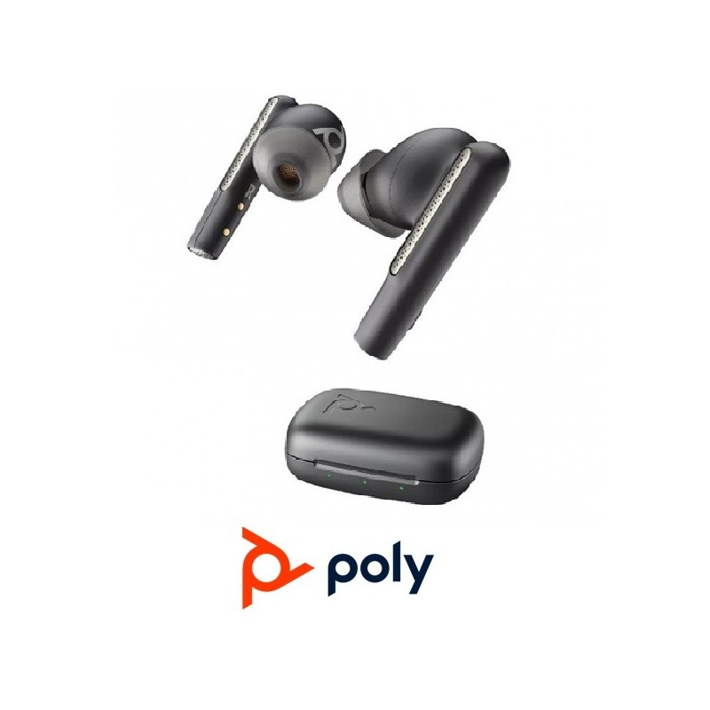 Auricular Poly Voyager Free 60 UC USBA Negro Basi