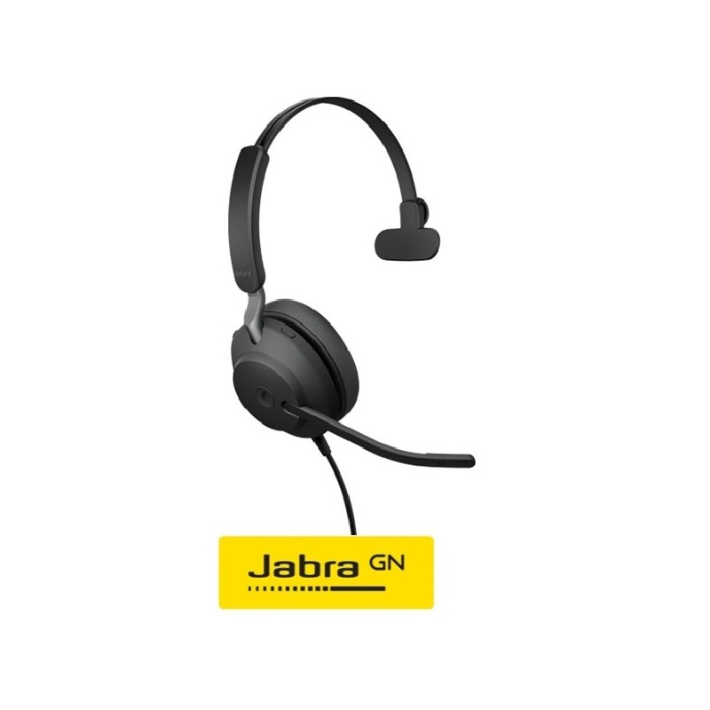 Auricular Jabra Evolve2 40 SE USBC Monoaural Micr
