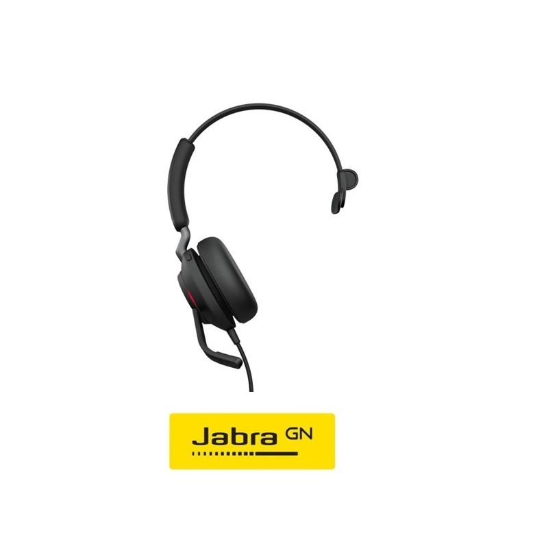 Auricular Jabra Evolve2 40 SE USBA Monoaural Micr
