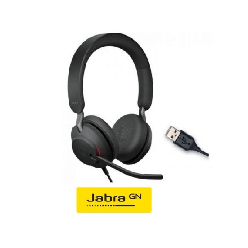 Auricular Jabra Evolve2 40 SE USBA Binaural con C