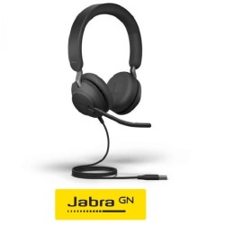 Auricular Jabra Evolve2 40 SE USBA Binaural con C