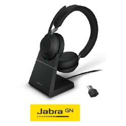 Auricular Jabra Evolve2 65 Negro Binaural USBC