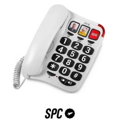 Teléfono Analógico Teclas Grandes SPC 3295 Blanco