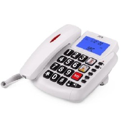 Teléfono Analógico Teclas Grandes SPC 3296 Blanco