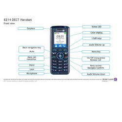 Terminal DECT 8214 con batería y cargador