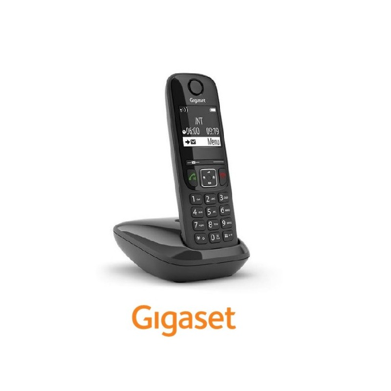 Teléfono Siemens Gigaset AS690 Negro