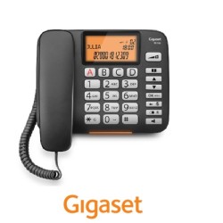 Teléfono Gigaset DL580 Negro Teclas Grandes