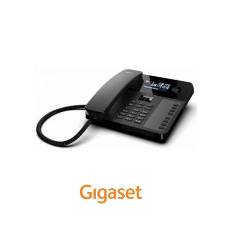 Teléfono Gigaset Desk 600 Negro Sobremesa