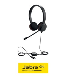 Auricular Jabra EVOLVE 20 UC Duo USBA