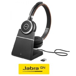 Auricular Jabra Evolve 65 UC Duo CON Base Cargador