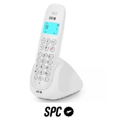 Teléfono Dect SPC 7310 Blanco Pantalla Iluminada