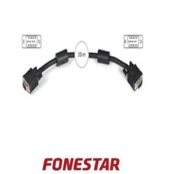 Cable VGA D 15 macho a D 15 macho 20m
