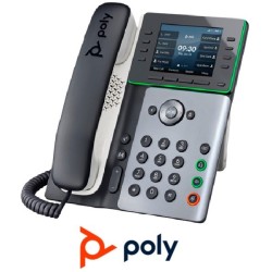 Teléfono Poly Edge E300 IP Teclas 8 Líneas Panta