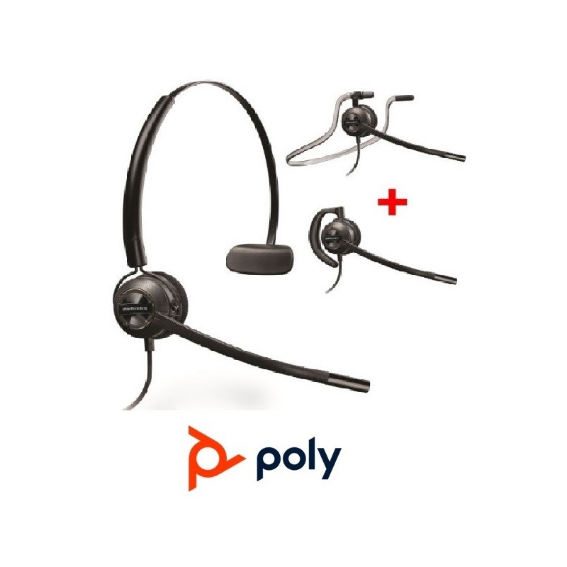 Auricular Poly Encore HW540 Diadema Oreja y Nu