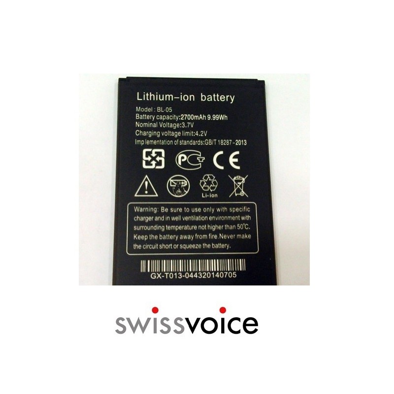 Batería Teléfono Swissvoice S510 Móvil Táctil G50M50S510