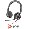 Auricular Poly Blackwire 8225 USBC  Adaptador US