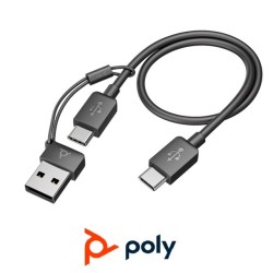 Auricular Poly Voyager FOCUS 2 UC USBC Sin Base