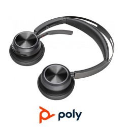Auricular Poly Voyager FOCUS 2 UC USB C /A + Adaptador