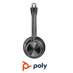 Auricular Poly Voyager FOCUS 2 UC USB C /A + Adaptador