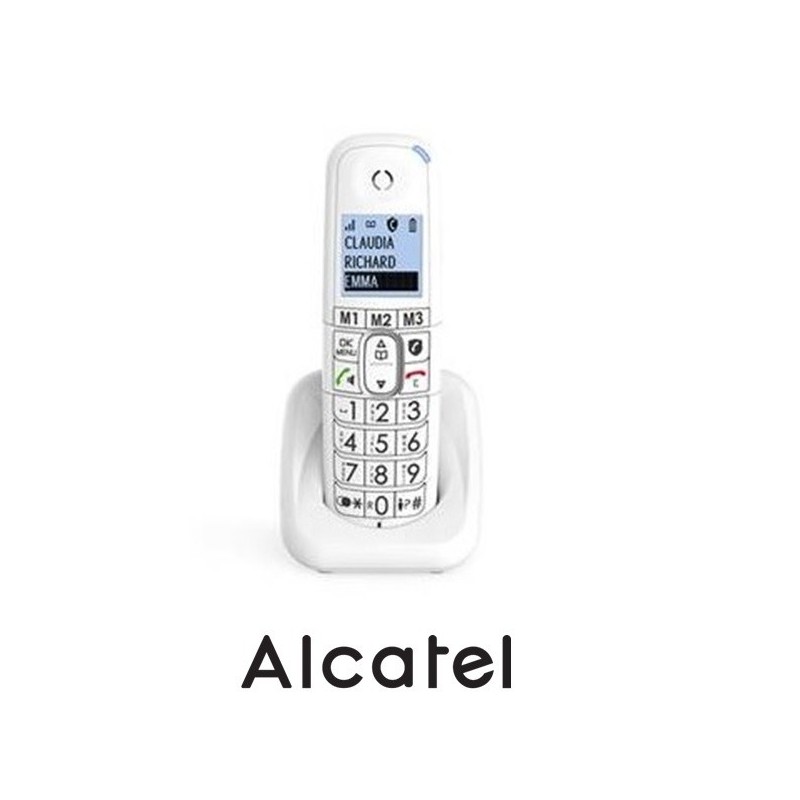 Telefono dect Alcatel XL785 blanco teclas grandes