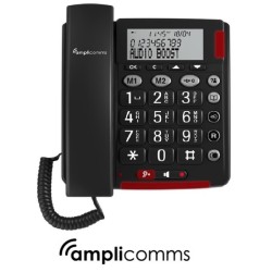Teléfono Analógico Amplicomms BigTel 48 Plus Negro