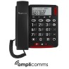 Teléfono Analógico Amplicomms BigTel 48 Plus Negro