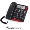 Teléfono Analógico Amplicomms BigTel 48 Plus Negro