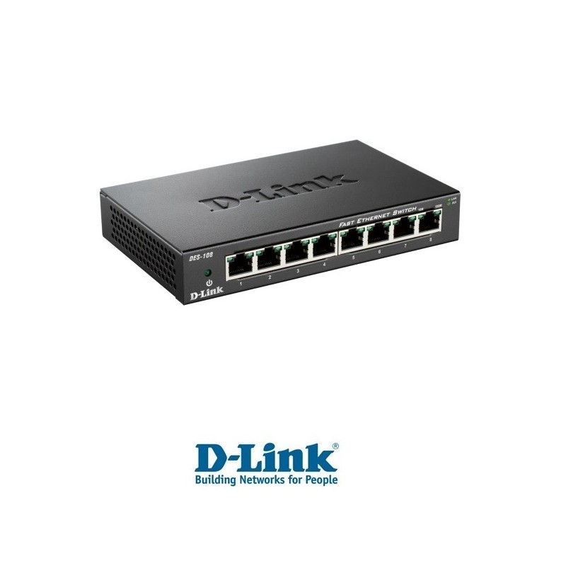 8PORT 10100MBPS UNMANAGED SW