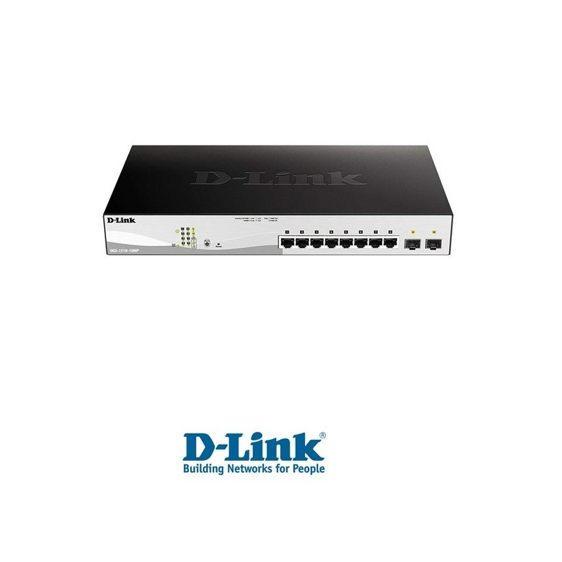 8PORT 101001000MBPS GIGABIT2SFP 130W
