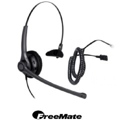Auricular Freemate DH037TMQ RJ9 a través de cable