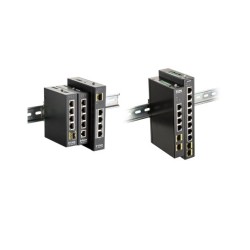 Switch DLink 4 puertos Gigabit Industrial 2x 100