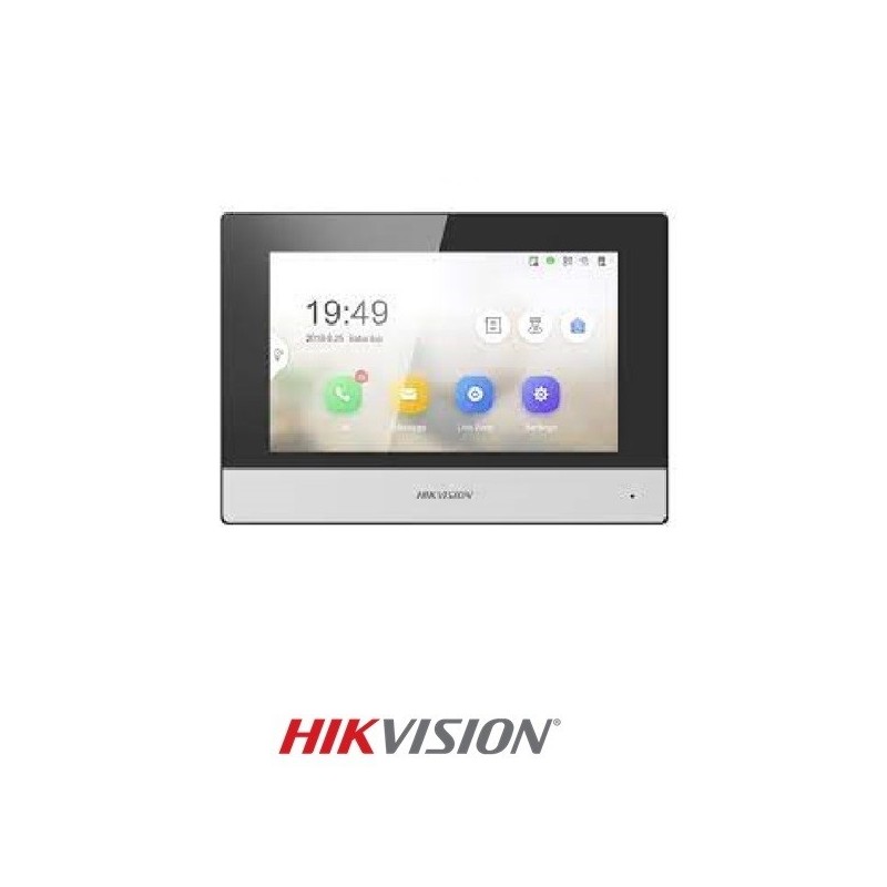 Estación IP de interior Hikvision con pantalla tác