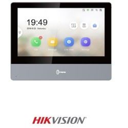 Estación IP de interior Hikvision con pantalla tác