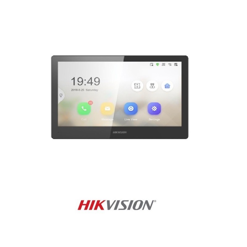 Estación IP de interior Hikvision con pantalla tác