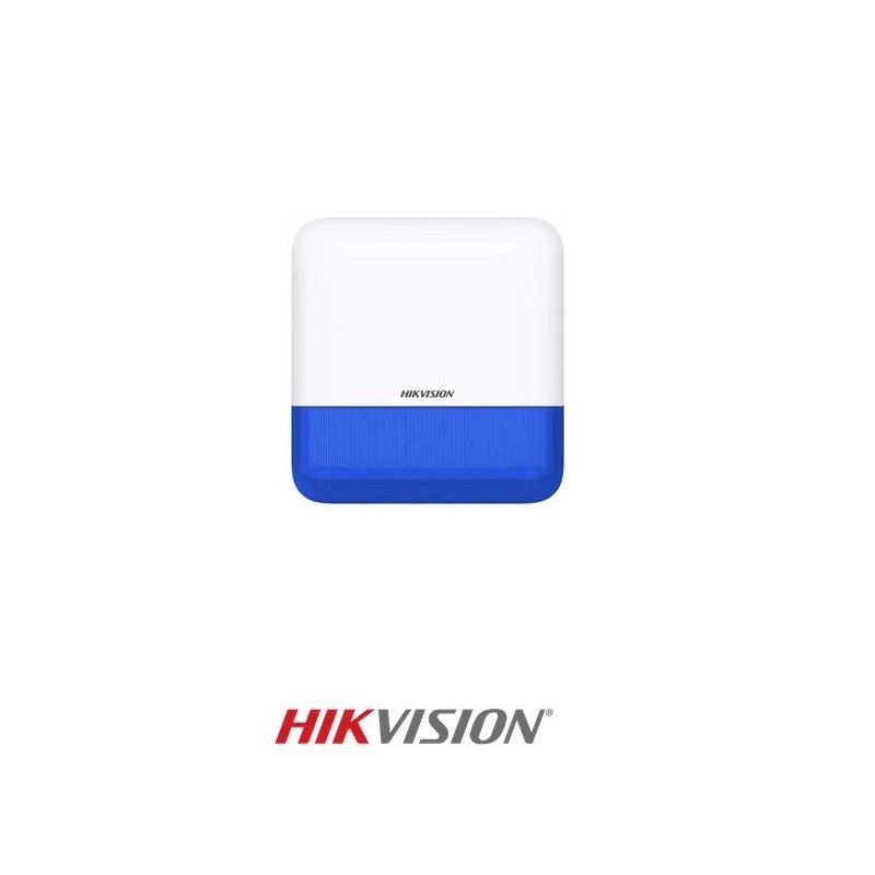 Sirena exterior con indicador azul Tecnología ina