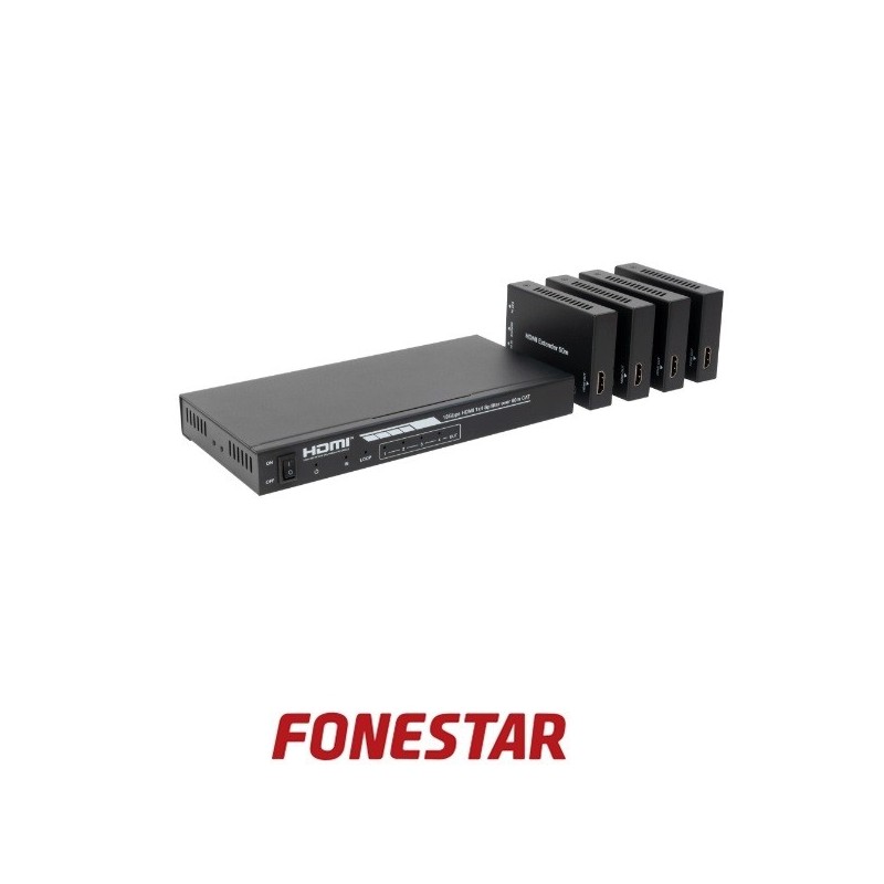 Distribuidor Fonestar extensión HDMI 1 x 4 CAT6