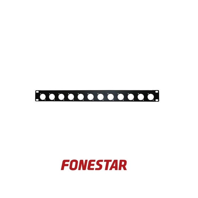 PANEL FRONTAL 1U XLR RACK 19