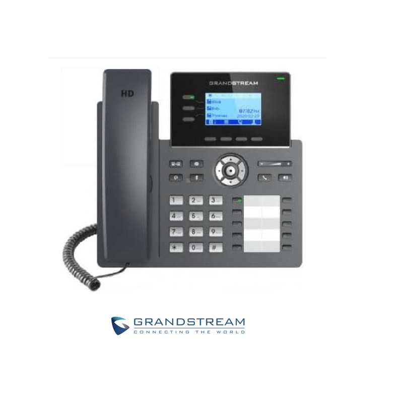 Teféfono IP GrandStream con 6 cuentas SIP GrandStr