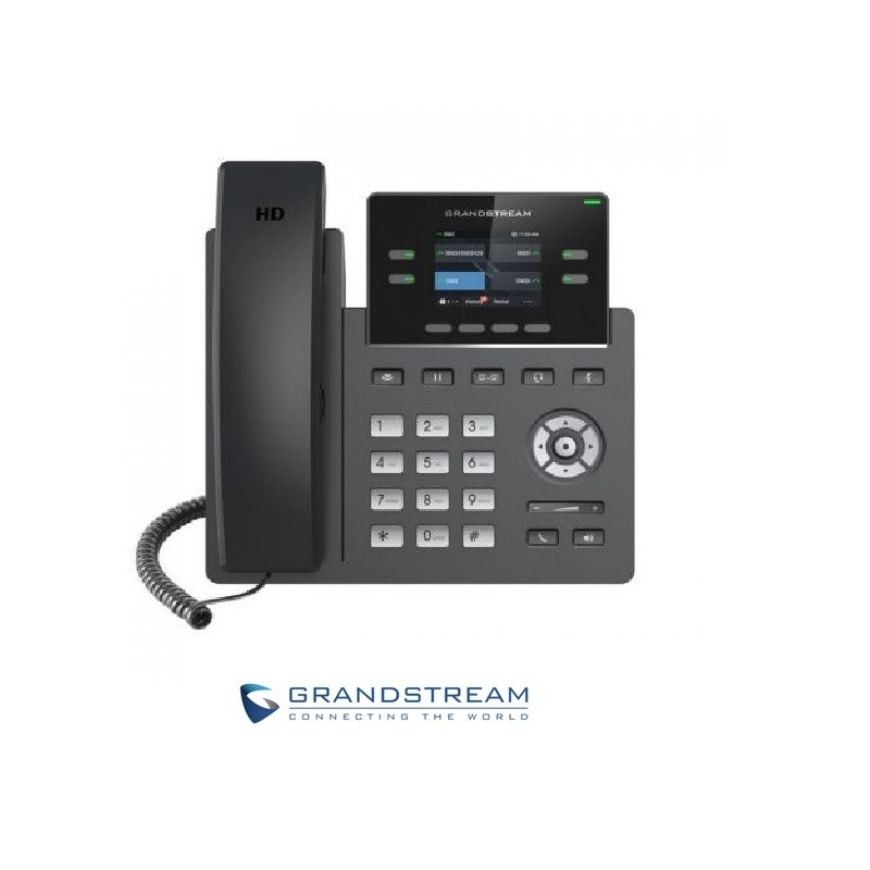 Teléfono GrandStreamIP GrandStream POE con pantal