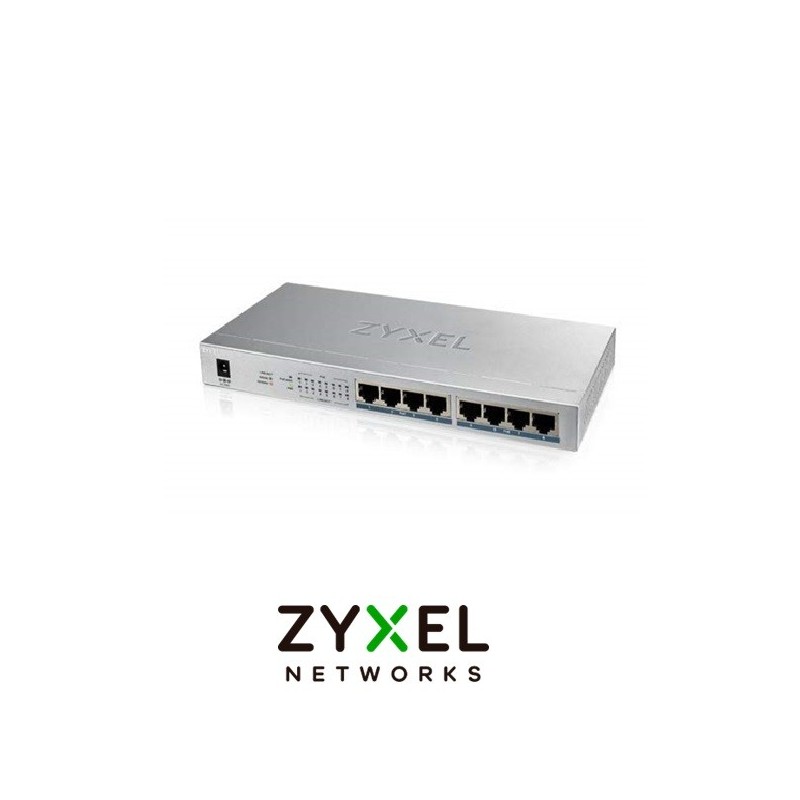 Switch Zyxel GS1008HP 8 Port Gigabit PoE unman