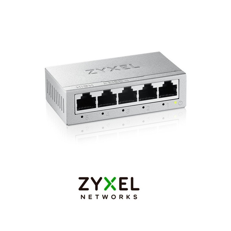 Switch Zyxel GS105BV5EU0101F 5 Puertos Mini Des