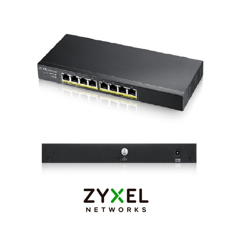 Swich Zyxel GS19008 v2 8 port GbE L2 smart switc